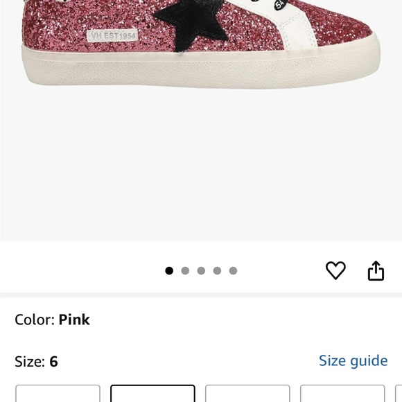 Women’s Vintage Havana Pink Glitter and cow print Shoes - Picture 3 of 4